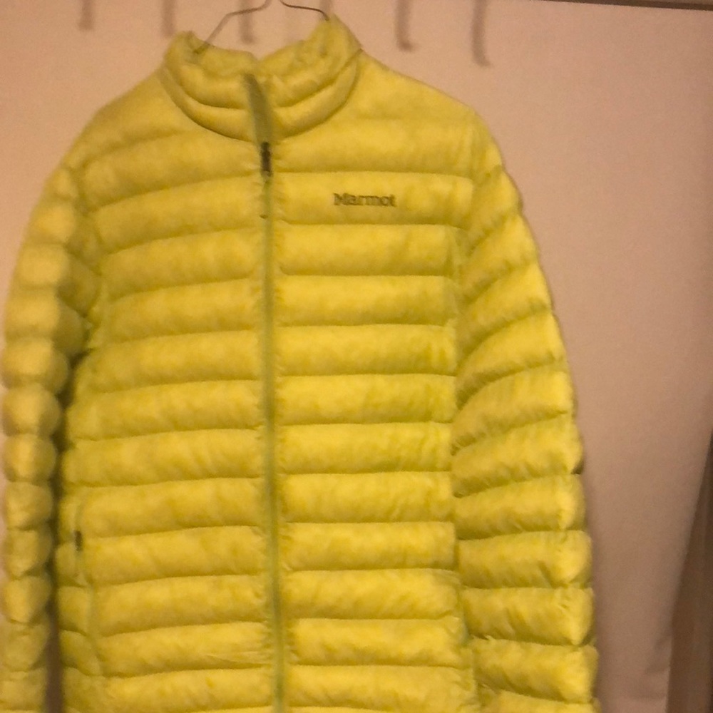 Marmot size XL Lightweight Neon Puffer